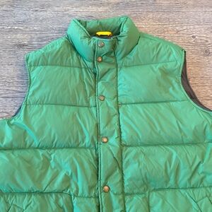 XL Green #landsend puffer vest. Excellent condition